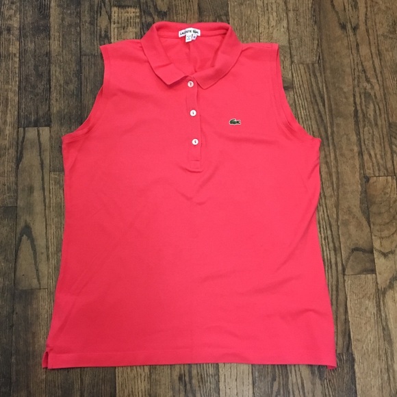 Lacoste Tops - Lacoste Pink Tennis Tank Size XL